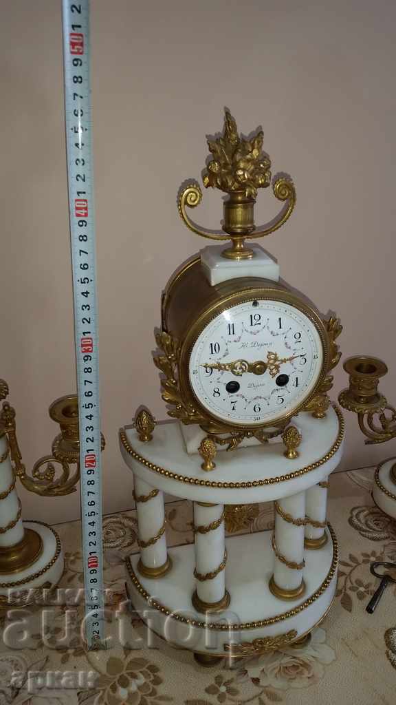 French fireplace clock - the end of the XIX century - 7