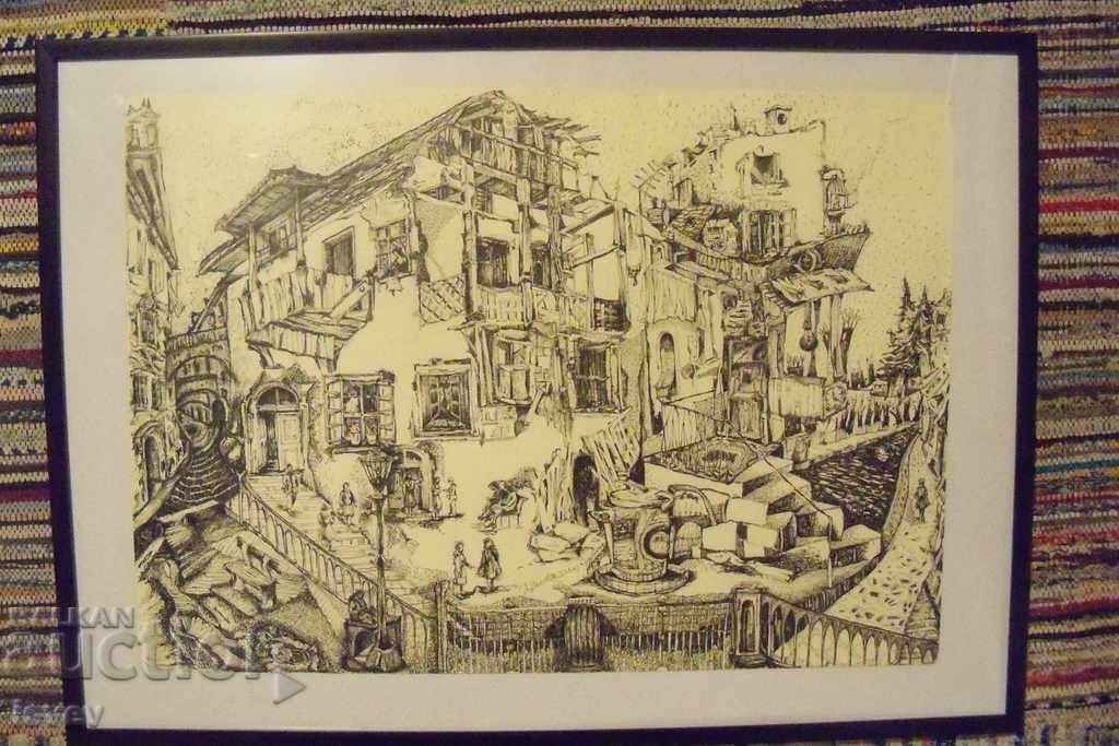 "Wonderful city" great graphics on hood. Desislava Ilieva with price 350.00 BGN | € 178.95 "Wonderful city" great graphics on hood. Desislava Ilieva with price 350.00 BGN | € 178.95