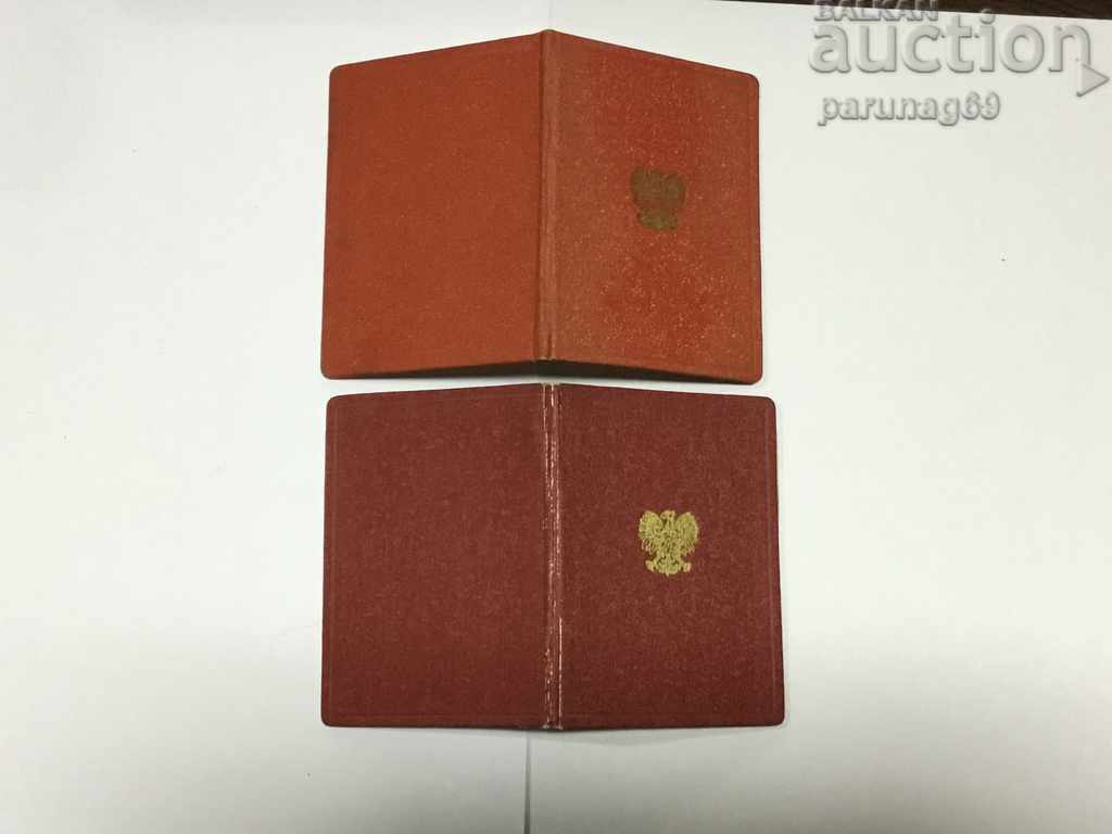 Poland Cross of Merit Gold and Silver 1958-1966 - 6 Poland Cross of Merit Gold and Silver 1958-1966 - 6