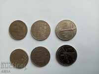 Coins from the Olympic Games in Moscow
