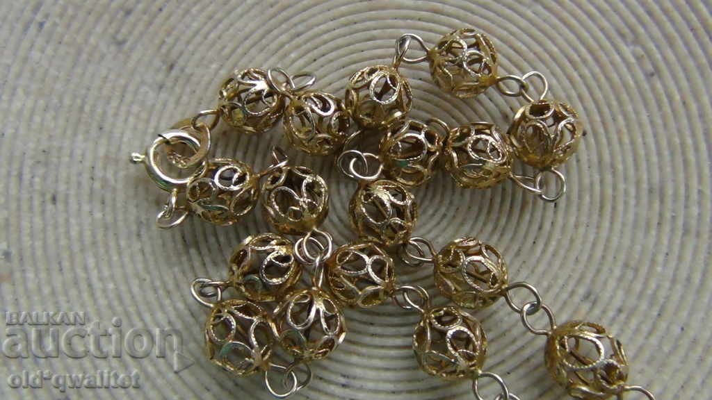 Old silver NECKLACE / JEWELRY / NECKLACE Silver gilding Israel - 5 Old silver NECKLACE / JEWELRY / NECKLACE Silver gilding Israel - 5