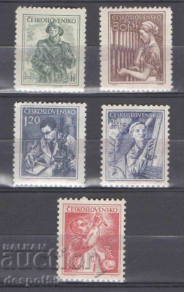 1954. Czechoslovakia. Labor Employment 1954. Czechoslovakia. Labor Employment