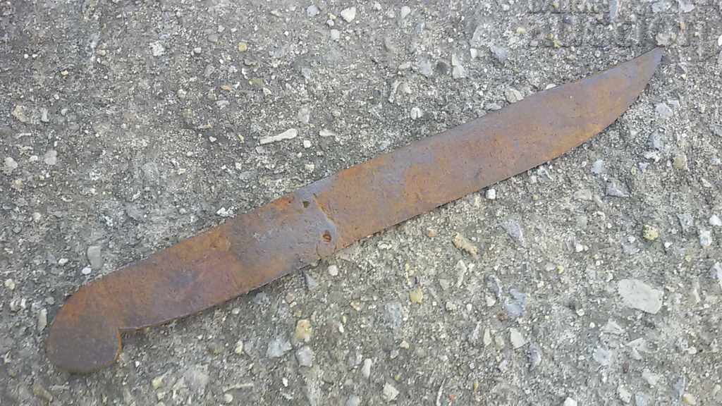 Auction old hand-forged knife blank Auction old hand-forged knife blank