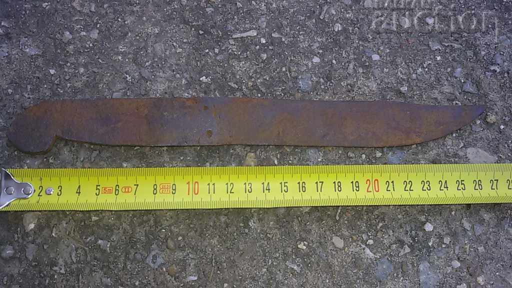 old hand-forged knife blank - 6 old hand-forged knife blank - 6