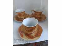 Set de cafea 6 cești și 6 farfurioare