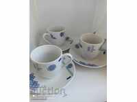Set de cafea 6 cești și 6 farfurioare