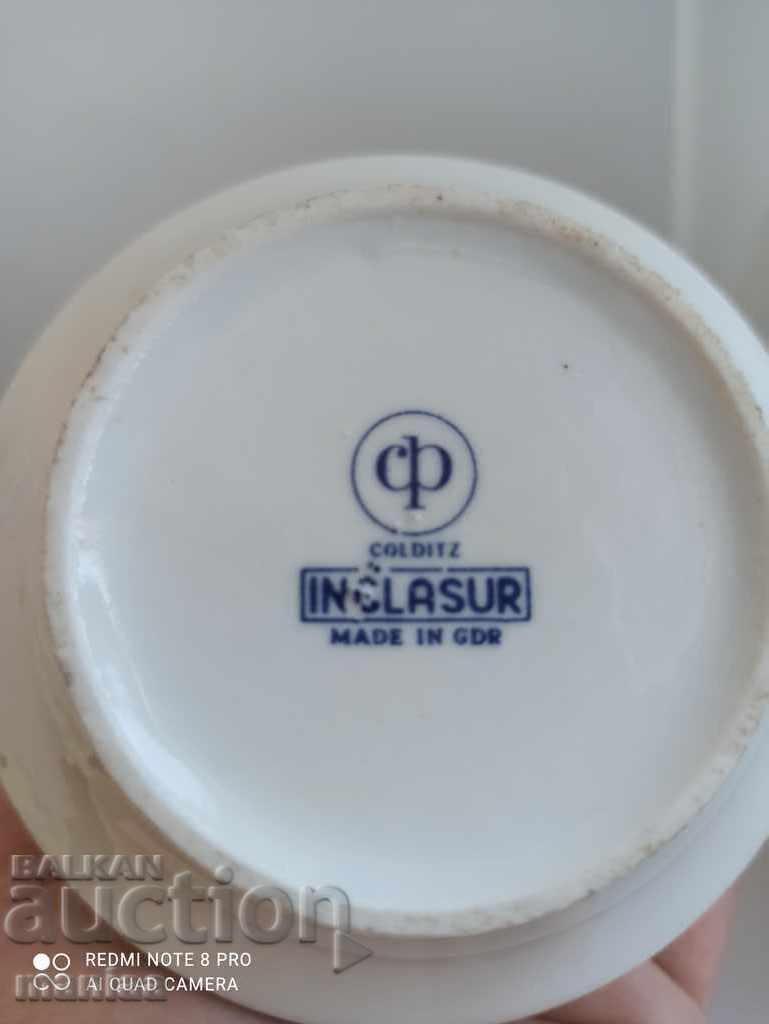 Porcelain marked cup with price 10.00 BGN | € 5.11 Porcelain marked cup with price 10.00 BGN | € 5.11