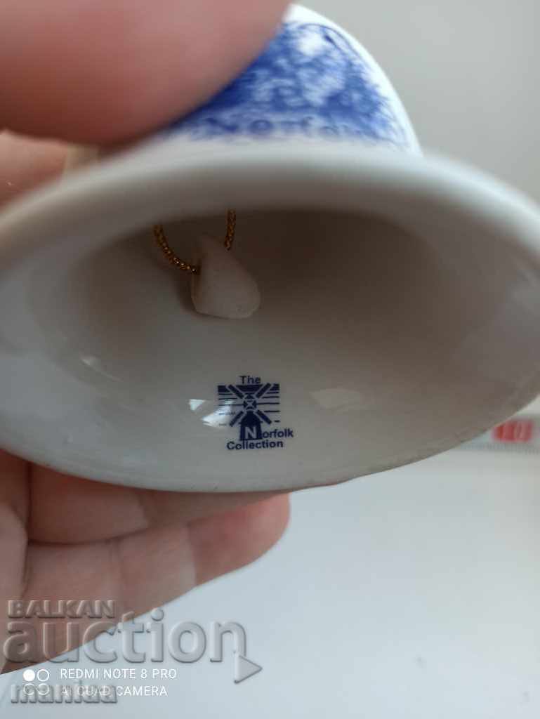 Δημοπρασία Όμορφο αγγλικό πορσελάνη κουδούνι Δημοπρασία Όμορφο αγγλικό πορσελάνη κουδούνι