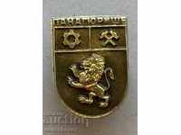 29559 Bulgaria sign coat of arms town of Panagyurishte