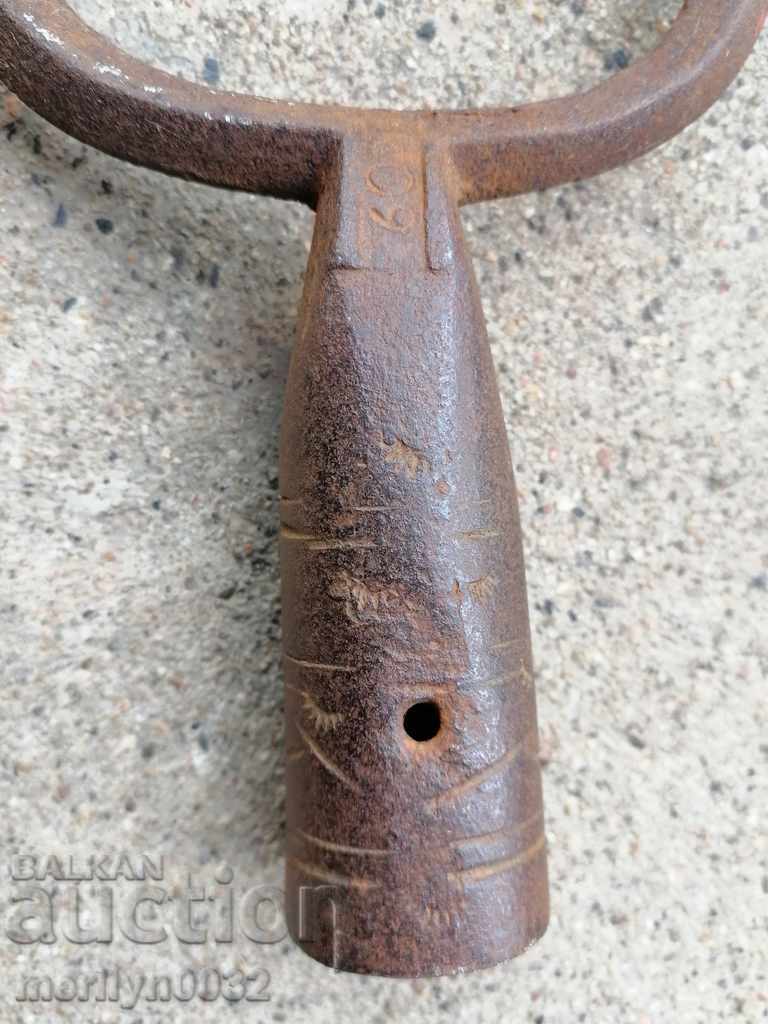 Double tooth, beet harvester, wrought iron - 6