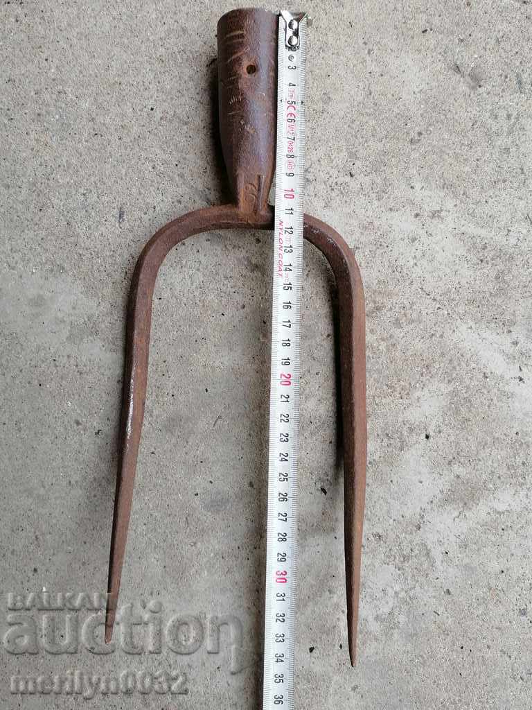 Double tooth, beet harvester, wrought iron - 7