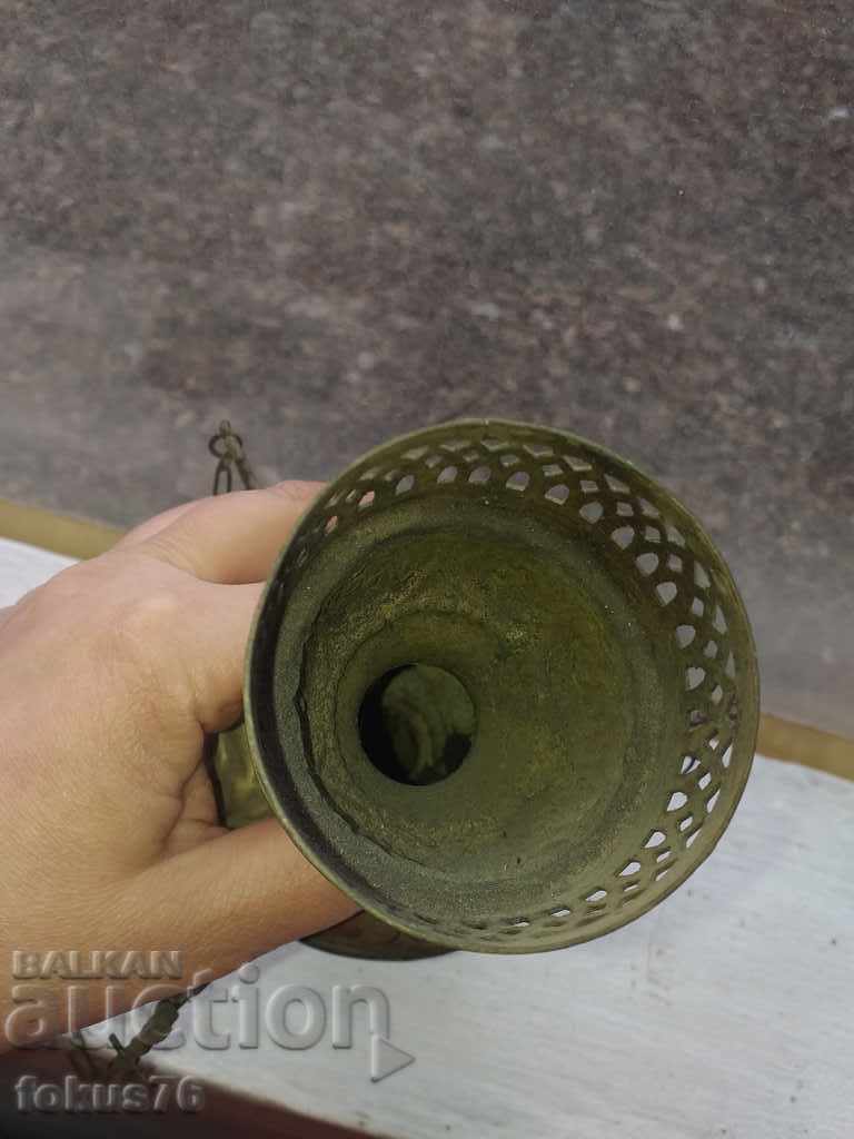 LARGE BRONZE LAMP - 5 LARGE BRONZE LAMP - 5