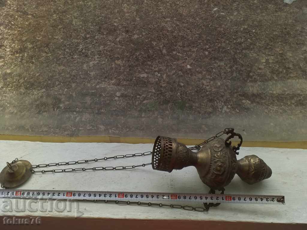 LARGE BRONZE LAMP - 6 LARGE BRONZE LAMP - 6