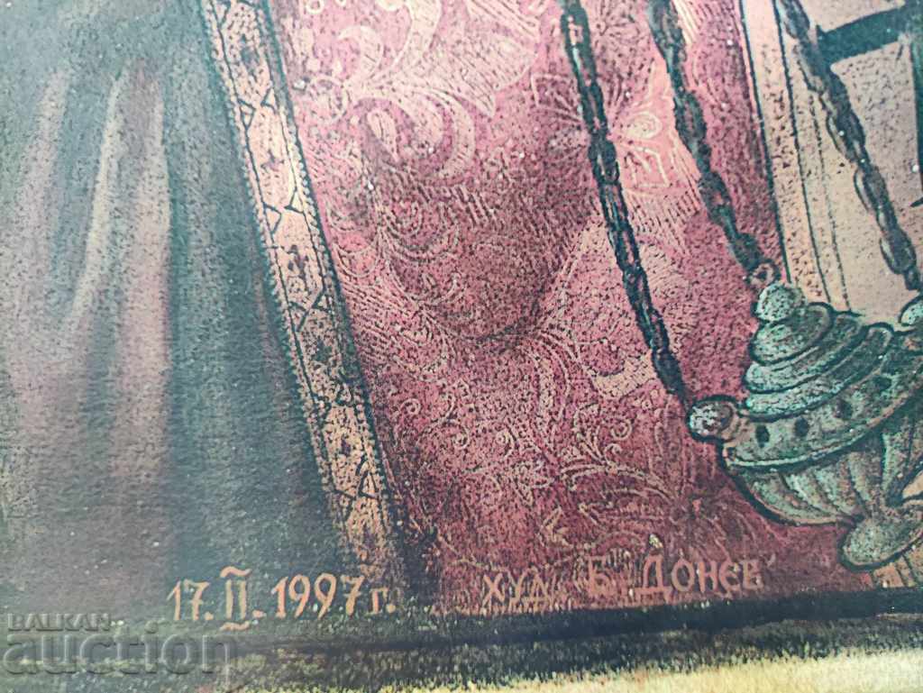 Auction Lion saint, icon Auction Lion saint, icon