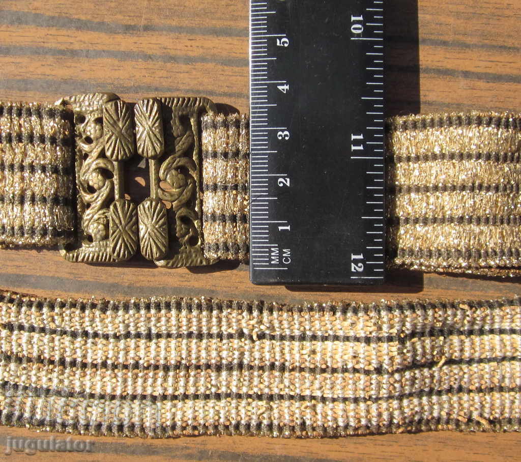 old Bulgarian Revival folklore belt with buckle buckle - 7 old Bulgarian Revival folklore belt with buckle buckle - 7