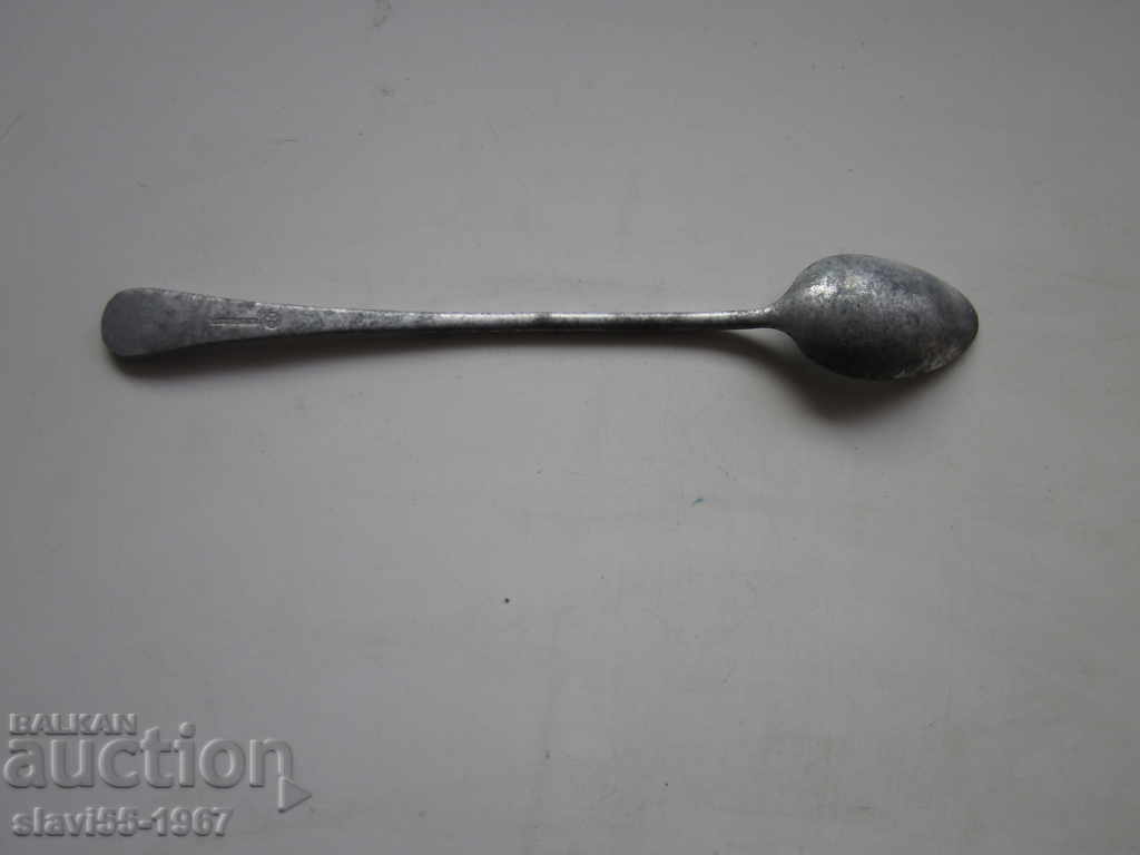 OLD ALUMINUM SPOON WITH LONG HANDLE BZC !!! - 5 OLD ALUMINUM SPOON WITH LONG HANDLE BZC !!! - 5