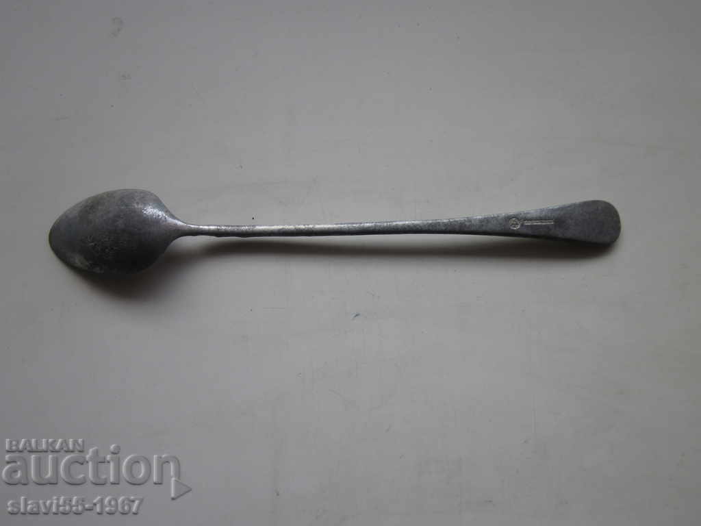 OLD ALUMINUM SPOON WITH LONG HANDLE BZC !!! with price 3.00 BGN | € 1.53 OLD ALUMINUM SPOON WITH LONG HANDLE BZC !!! with price 3.00 BGN | € 1.53