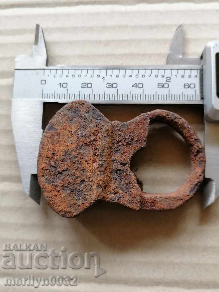 Old padlock from the beginning of the 19th century, suitcase, padlock, latch - 5 Old padlock from the beginning of the 19th century, suitcase, padlock, latch - 5