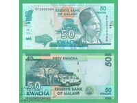 (¯`'•.¸ MALAWI 50 Kwacha 2016 UNC ¸.•'´¯)