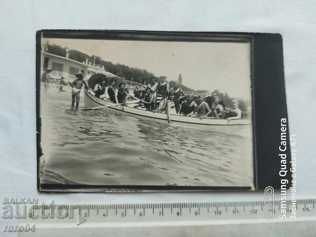 VARNA - BEACH - BOAT - MERMAIDS - 1927 with price 18.00 BGN | € 9.20