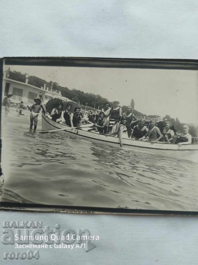 VARNA - PLAGĂ - BARCĂ - SIRECE - 1927