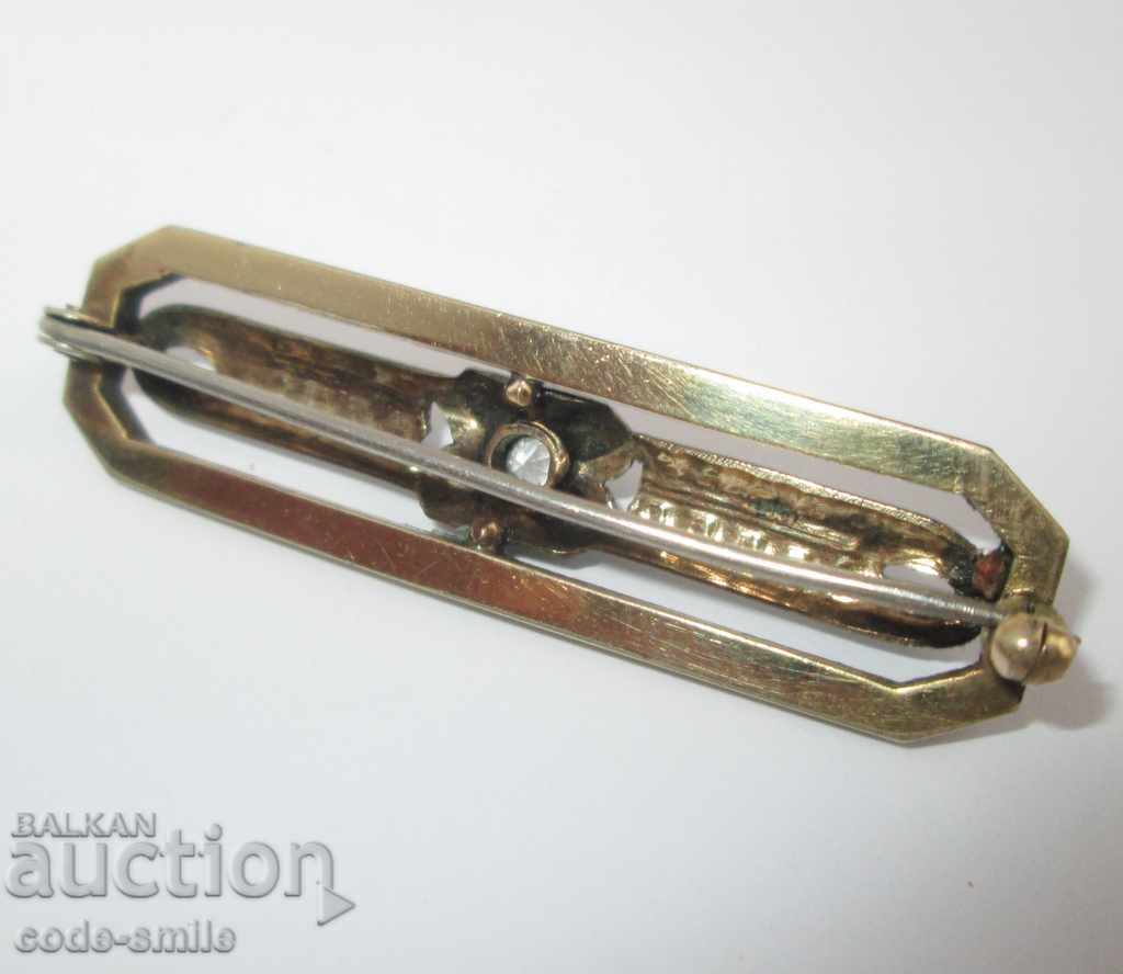 Beautiful stylish old antique women's brooch Art Deco - 6 Beautiful stylish old antique women's brooch Art Deco - 6