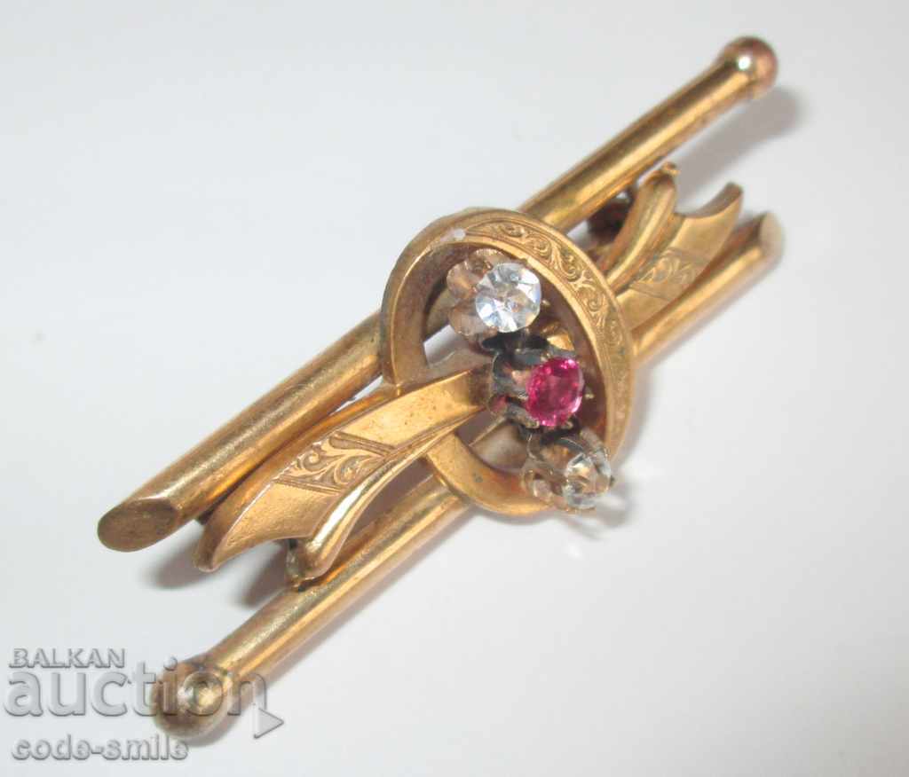 Beautiful old antique Victorian women's brooch 19th century - 5 Beautiful old antique Victorian women's brooch 19th century - 5