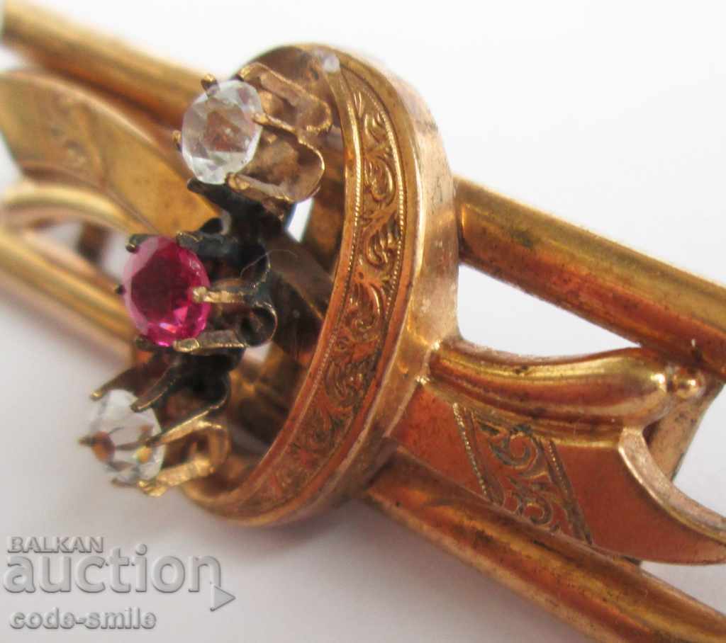 Beautiful old antique Victorian women's brooch 19th century - 7 Beautiful old antique Victorian women's brooch 19th century - 7