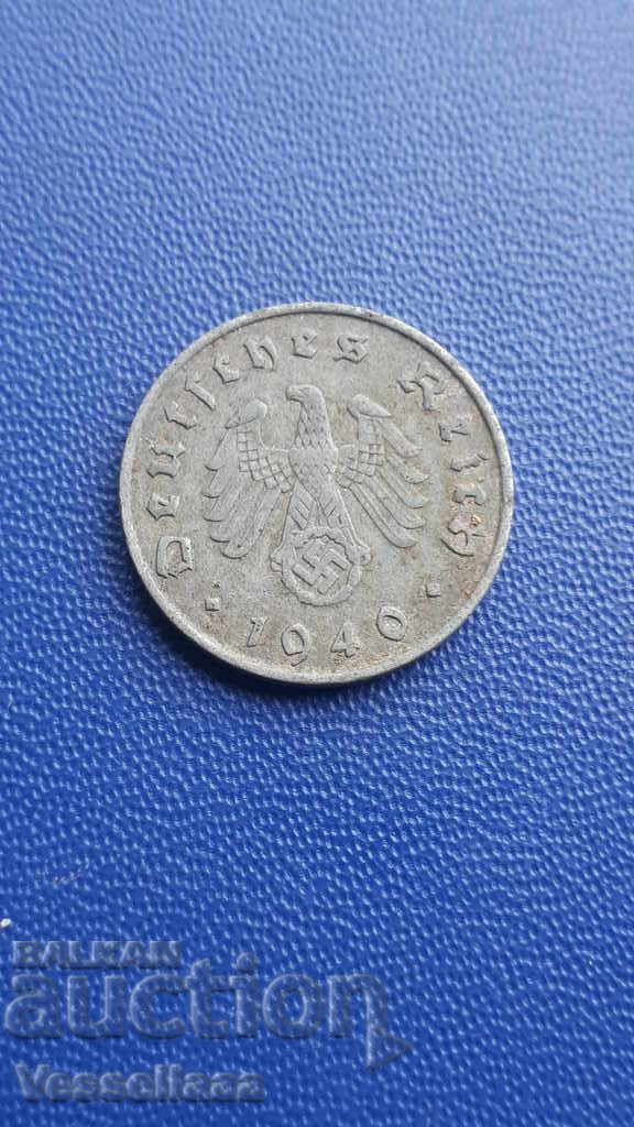 Svastica-10 reichspfennig 1940 E