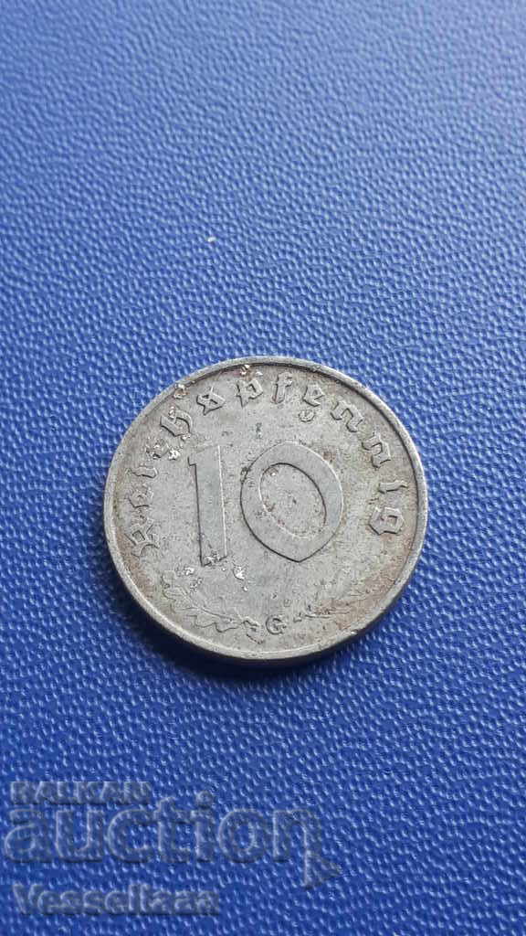 10 reichspfennig 1944 G
