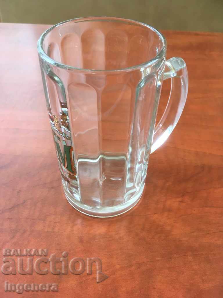 MUG A BERE GLASS ΔΙΑΦΗΜΙΣΤΙΚΟ ΓΥΑΛΙΟ-400 ML