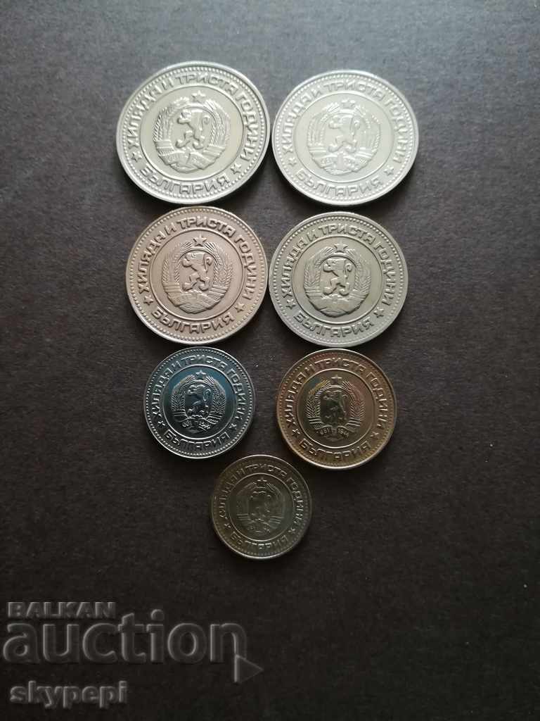 FULL LOT from 1 cent to 1 lev 1981 with price 115.00 BGN | € 58.80 FULL LOT from 1 cent to 1 lev 1981 with price 115.00 BGN | € 58.80