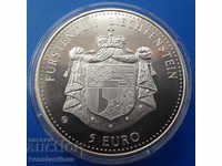 Liechtenstein 5 Euro 1996 PROOF UNC Rare