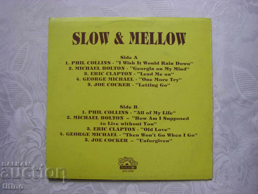 Auction ВТА 12769 - Slow&Mellow - M.Bolton,G. Michael, E. Clapton Auction ВТА 12769 - Slow&Mellow - M.Bolton,G. Michael, E. Clapton