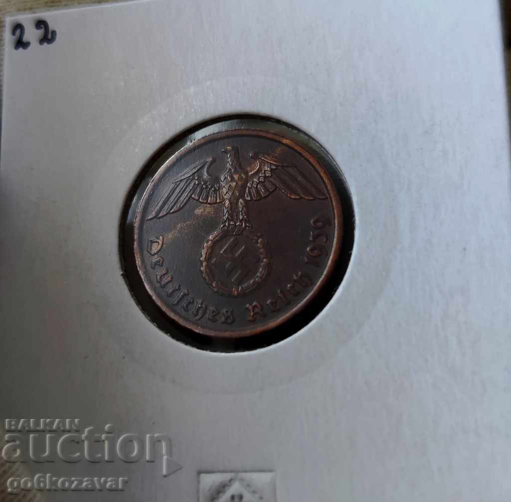 Παράδοση Γερμανία Τρίτο Ράιχ 2 Pfennig 1939 Παράδοση Γερμανία Τρίτο Ράιχ 2 Pfennig 1939