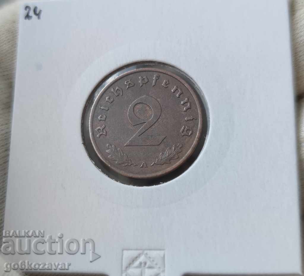 Delivery of Germany Third Reich 2 Pfennig 1939