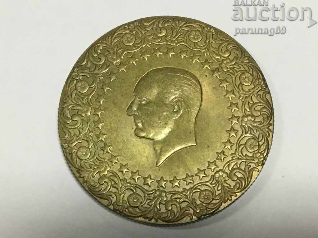 TURKEY TOKEN - Imitation Gold Coin (OR.135)