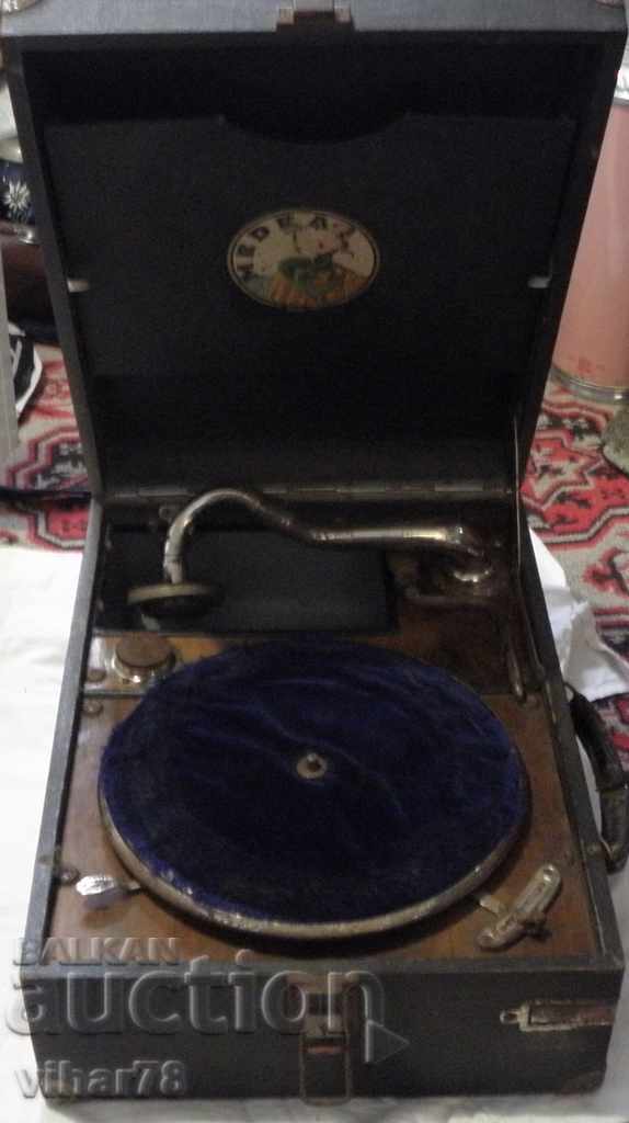 Collectible turntable with crank-MEDEA
