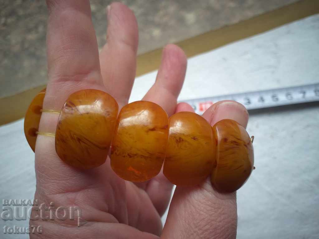 Bracelet made of old bakelite - catalin - 5 Bracelet made of old bakelite - catalin - 5