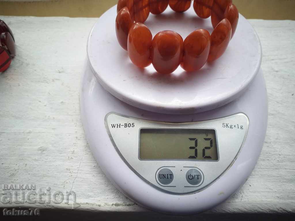 Bracelet made of old bakelite - large massive catalina - 5 Bracelet made of old bakelite - large massive catalina - 5