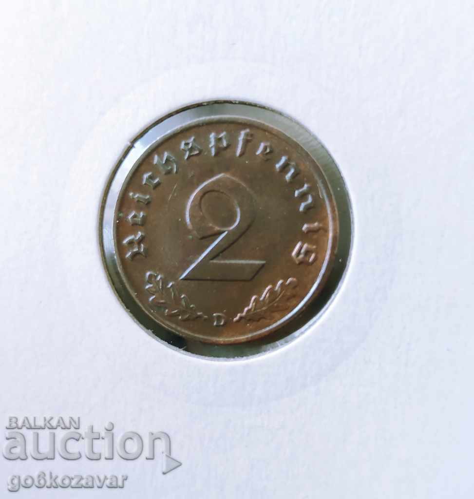 Germany Third Reich 2 Pfennig 1939 with price 6.00 BGN | € 3.07 Germany Third Reich 2 Pfennig 1939 with price 6.00 BGN | € 3.07