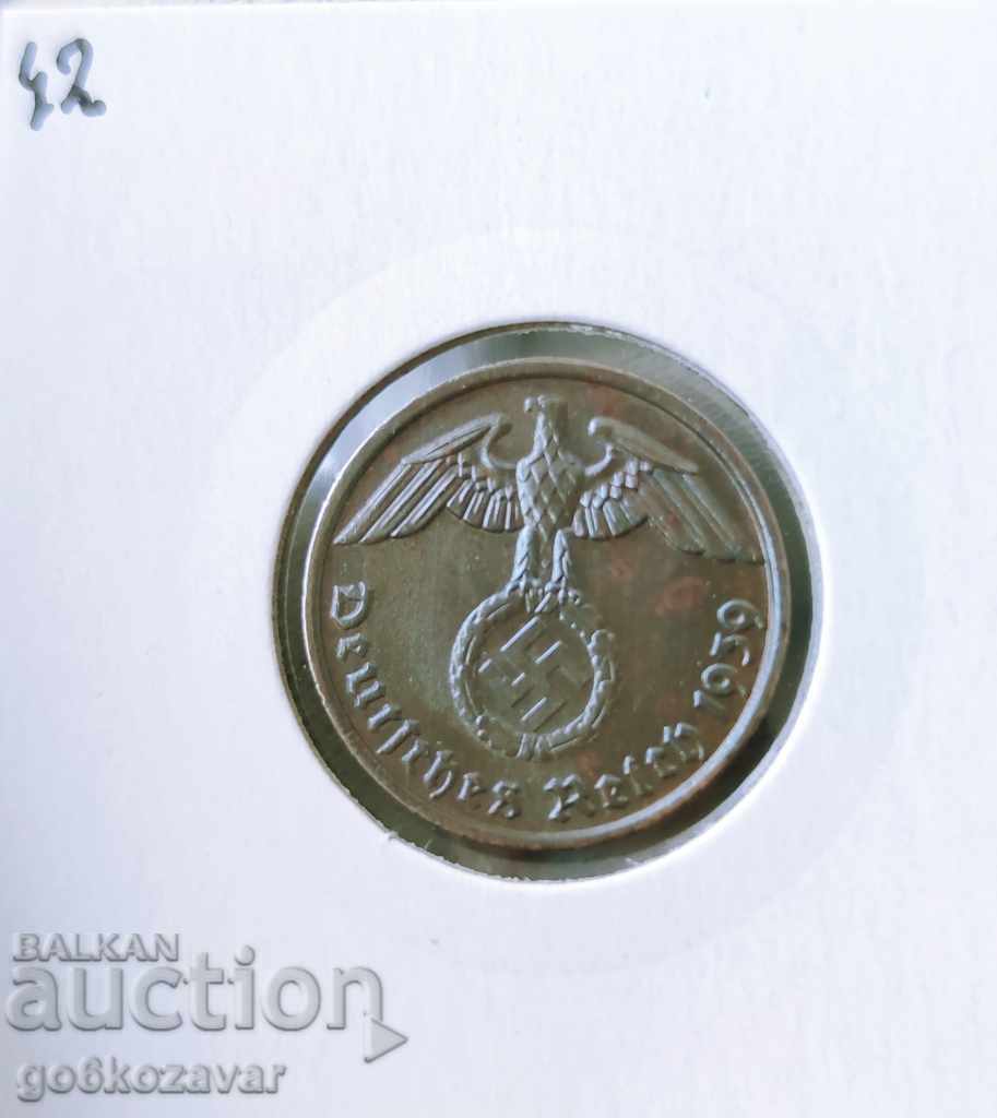 Γερμανία Τρίτο Ράιχ 2 Pfennig 1939