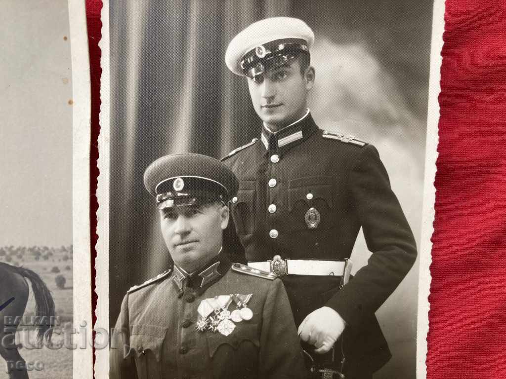 Auction  Officer on a horse Autograph Father and son Military Distinction Tarnovo