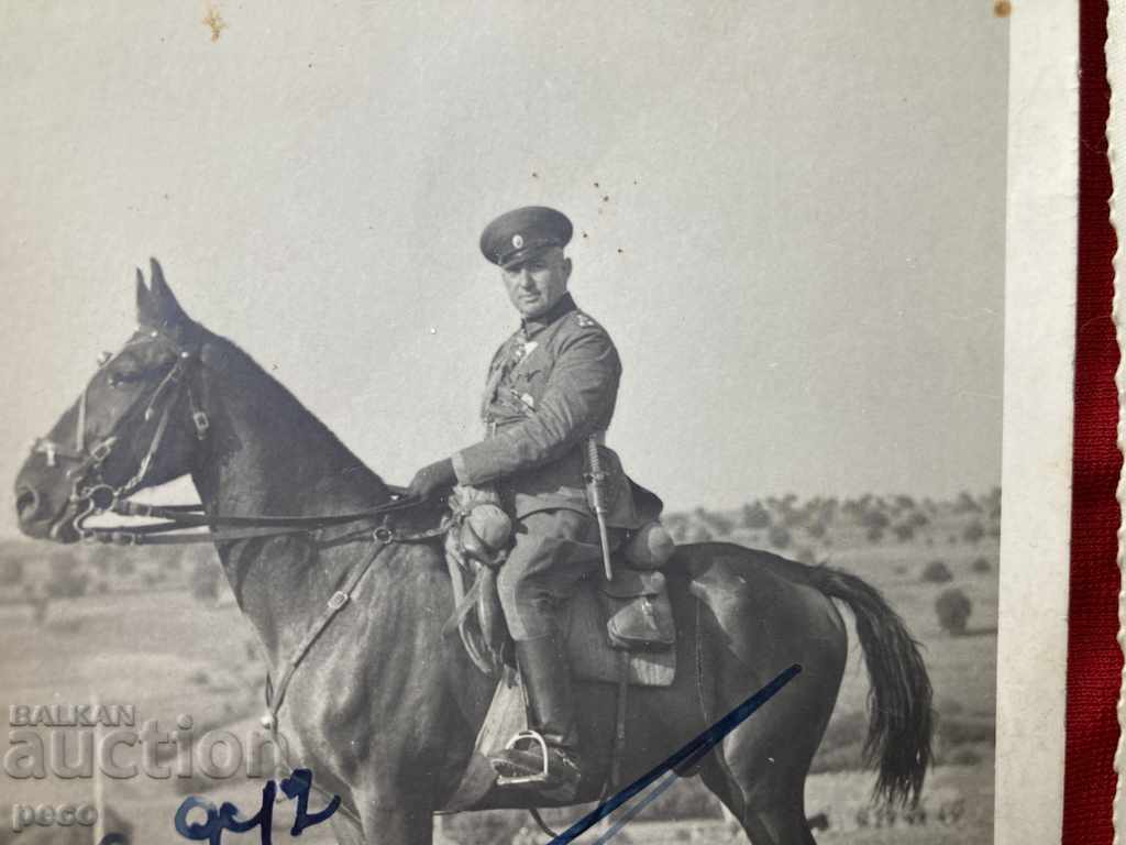 Officer on a horse Autograph Father and son Military Distinction Tarnovo - 5