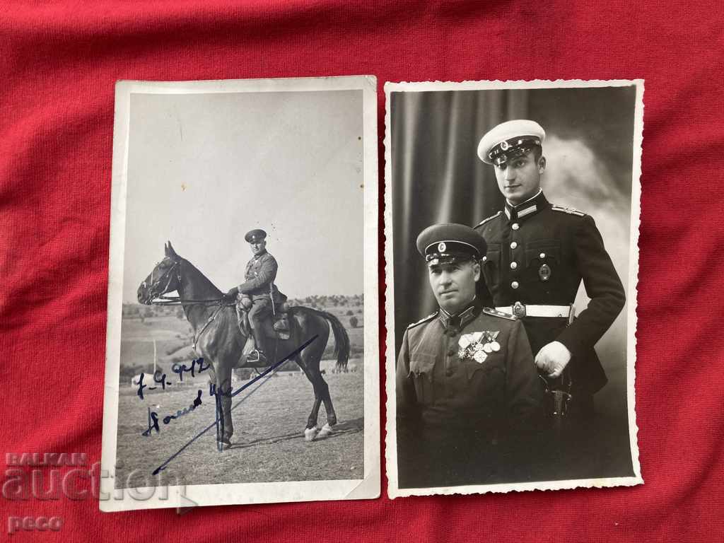 Horse officer Autograph Father and son military honors Tarnovo