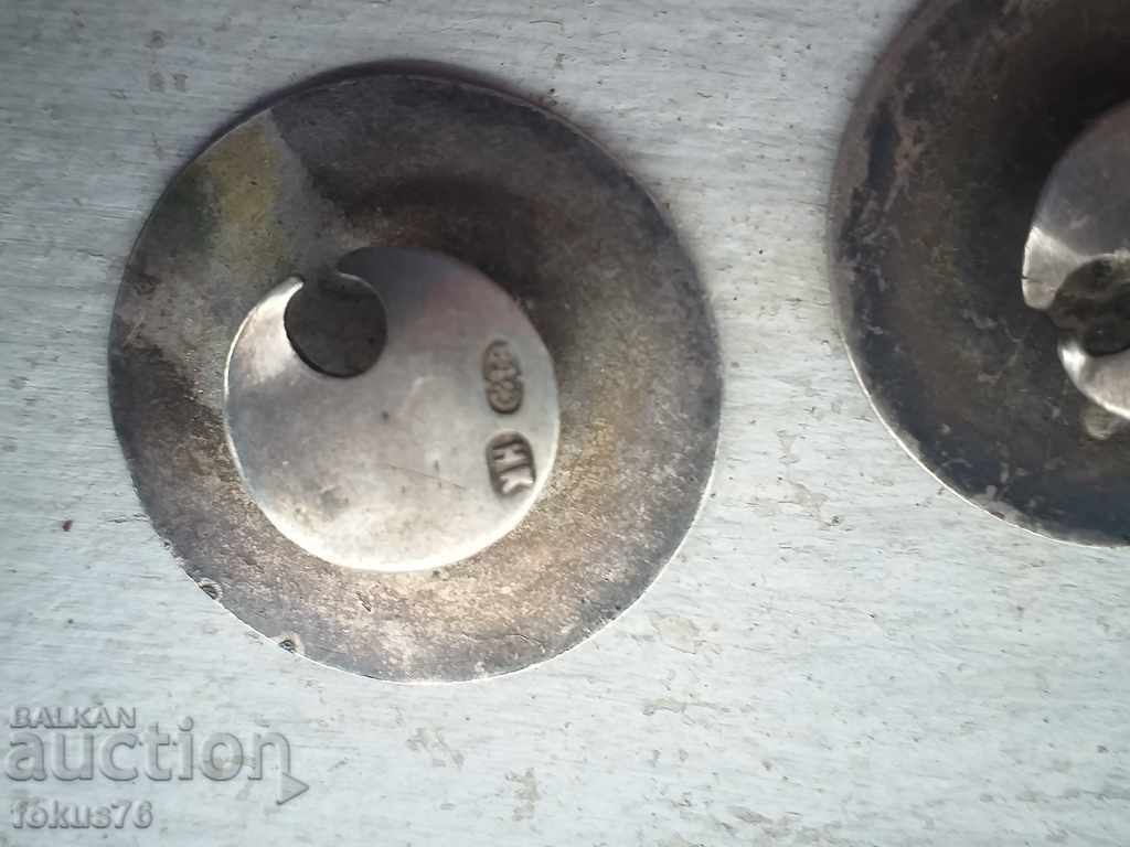 Tsarist RUSSIA BUTTONS SILVER NIELO STAMPS 84 NK - 7 Tsarist RUSSIA BUTTONS SILVER NIELO STAMPS 84 NK - 7