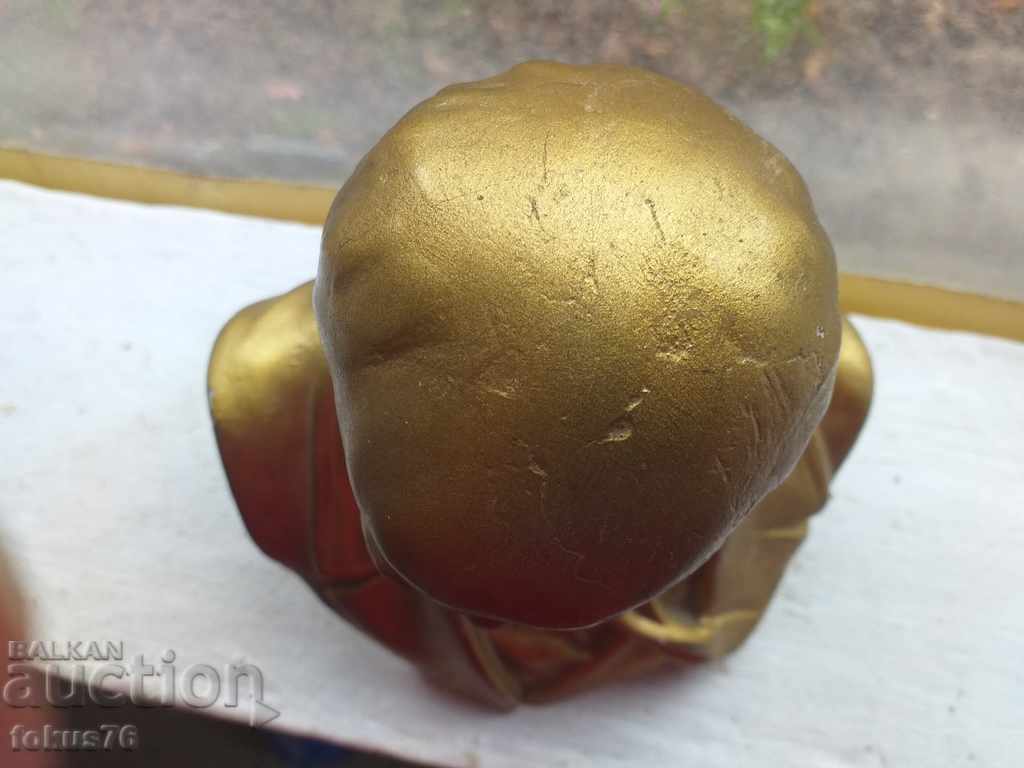 Auction TONED PLASTER BUST OF SHCHEDRIN Auction TONED PLASTER BUST OF SHCHEDRIN