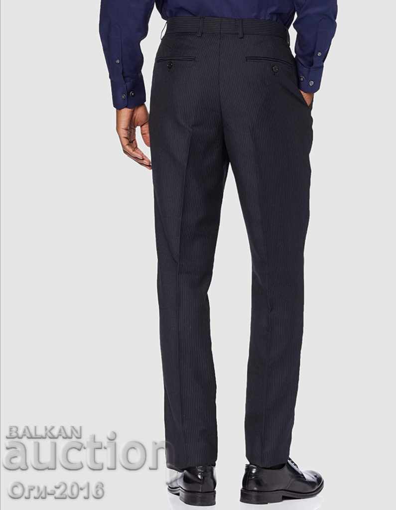 Auction  Men's Elegant Business Pants Striped