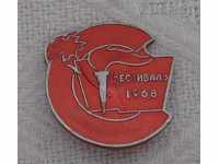 STUDENT FESTIVAL OF THE USSR 1968 BADGE