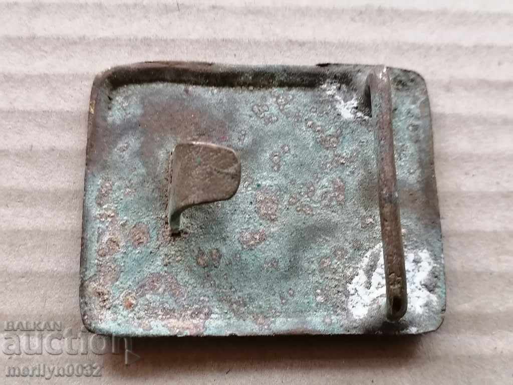 Veche cataramă de curea, cataramă de uniformă - 6